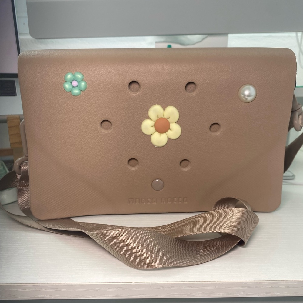 Marco Rocco Charm Crossbody Bag – Crocs Charm Compatible | Like New | F Thailand